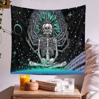 Tapestry Bohemian Tapestry Decorative Cloth Background Cloth Hanging Skull Tapestry Custom Tapestry main image 3