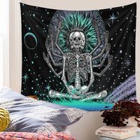 Tapestry Bohemian Tapestry Decorative Cloth Background Cloth Hanging Skull Tapestry Custom Tapestry main image 4