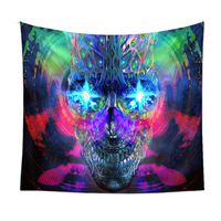 Psychedelic Tapestry Bohemian Tapestry Background Cloth Skull Tapestry Customization main image 6