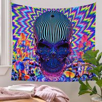 Tapestry Tarot Card Tapestry Psychedelic Tapestry Background Cloth Skull Tapestry Customization main image 1
