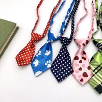 Plaid Pet Tie Collar Cats And Dogs Universal Collar Cat Jewelry Bow Tie Adjustable Collar main image 5