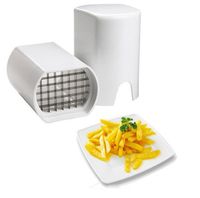 Multifunctional Stainless Steel Hand-pressed Potato Cutter Fries Maker Fruit Cutter Potato Press sku image 1