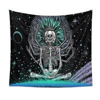 Tapestry Bohemian Tapestry Decorative Cloth Background Cloth Hanging Skull Tapestry Custom Tapestry sku image 2