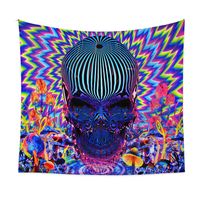 Tapestry Tarot Card Tapestry Psychedelic Tapestry Background Cloth Skull Tapestry Customization sku image 5