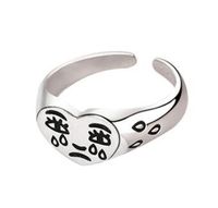 New Creative Retro Fashion Personality Domineering Jewelry Jewelry Ghost Finger Shaped Ring sku image 2