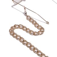 Moda Simple Sin Decoloración De Oro Grueso De Impresión Gafas Cuerda Cadena De Gafas De Metal main image 1