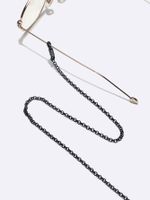 Non-slip Popular Metal Glasses Rope Black Glasses Pendant Handmade Glasses Chain main image 3