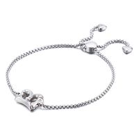 Fashion Temperament Stainless Steel 26 English Letter Bracelet main image 4