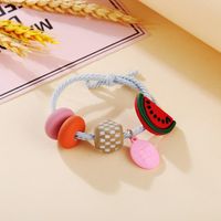 Korean Girls Fashion Candy Color Rubber Band Headdress Hair Tie sku image 20