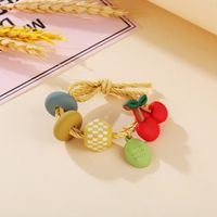 Korean Girls Fashion Candy Color Rubber Band Headdress Hair Tie sku image 21