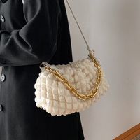 Autumn And Winter 2021 New Bag Female Messenger Bag Fold Shoulder Bag Chain Underarm Bag main image 5