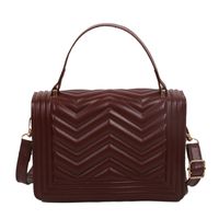 New Fashion Solid Color Creasing Handbags Shoulder Bags main image 3
