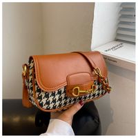 Chain Messenger Bag 2021 New Niche Western Style One-shoulder Armpit Small Square Bag sku image 3