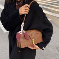 2021 New Solid Color Stone Pattern Personality Underarm Bag Casual One-shoulder Messenger Bag sku image 2