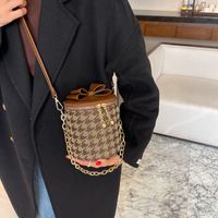2021 New Bag Niche Fashion Leopard Crossbody Bag Autumn And Winter Bucket Bag sku image 3