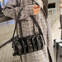 Autumn 2021 New Fashion Messenger Underarm Bag Fold Western Style Single Shoulder Bag sku image 4