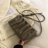 Autumn 2021 New Fashion Messenger Underarm Bag Fold Western Style Single Shoulder Bag sku image 6