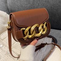 2021 New Fashion Autumn And Winter Retro Texture Single Shoulder Messenger Saddle Bag sku image 4