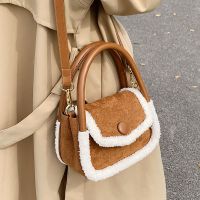 Fashion Plush Handbag Female Autumn And Winter 2021 New Trendy One-shoulder Messenger Bag sku image 3