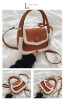 Fashion Plush Handbag Female Autumn And Winter 2021 New Trendy One-shoulder Messenger Bag sku image 4