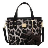 Autumn And Winter New Trendy Temperament Leopard Print Single Shoulder Handbag Messenger Bag sku image 1