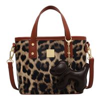 Autumn And Winter New Trendy Temperament Leopard Print Single Shoulder Handbag Messenger Bag sku image 3