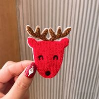 Christmas Hairpin Cute Cartoon Wool Bb Clip Christmas Hairpin sku image 22