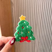 Christmas Hairpin Cute Cartoon Wool Bb Clip Christmas Hairpin sku image 23