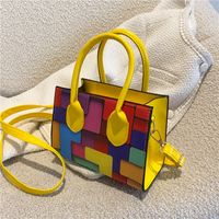 Korean Macaron Color Chain Bag Hit Color Shoulder Messenger Bag Wholesale sku image 1