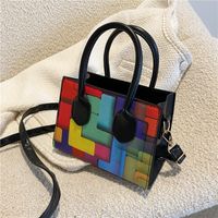 Korean Macaron Color Chain Bag Hit Color Shoulder Messenger Bag Wholesale sku image 3