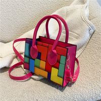 Korean Macaron Color Chain Bag Hit Color Shoulder Messenger Bag Wholesale sku image 4
