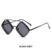 النظارات الشمسية الجديدة الرجعية Steampunk للرجال مجوفة الماس النظارات الشمسية الذكور المد والجزر Sunglasses sku image 13