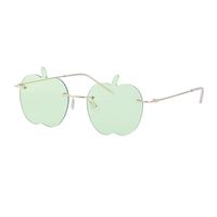 New Personality Sunglasses Frameless Apple Sunglasses Trend Party Prom Funny Sunglasses sku image 9