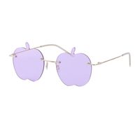 New Personality Sunglasses Frameless Apple Sunglasses Trend Party Prom Funny Sunglasses sku image 10