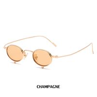 European And American Retro Steampunk Small Frame Sunglasses Men's Personalized Hip Hop Round Frame Clamshell Sunglasses Women's Fashion Shades sku image 7