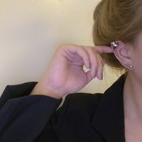 Simple Metal No Pierced Heart Ear Bone Clip European And American Fashion Earrings Female main image 3