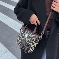 Autumn And Winter New Trendy Temperament Leopard Print Single Shoulder Handbag Messenger Bag main image 6