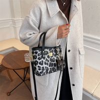 Autumn And Winter New Trendy Temperament Leopard Print Single Shoulder Handbag Messenger Bag main image 5