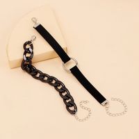 Fashion Personality Gothic Bracelet Female Black Geometric Bracelet Wholesale main image 4
