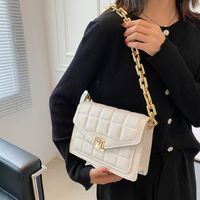 Summer New Type Good Texture Women's Bag 2022 Embroidery Thread Textured Small Square Bag Trendy Fashion Acrylic Chain Shoulder Bag main image 1