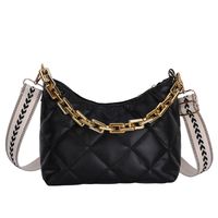This Year's Popular Small Bag Women's Bag 2022 New Fashion Rhombic Western Style Messenger Bag Internet Celebrity Solid Color Chain Bag main image 3