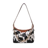 Fashion Simple Shoulder Bag Texture Popular Chain Casual Leopard Underarm Bag main image 3