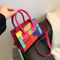 Korean Macaron Color Chain Bag Hit Color Shoulder Messenger Bag Wholesale main image 4