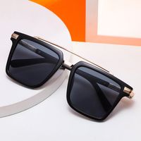 Retro Business Box Sunglasses Trend  New European And American Fashion Sunglasses main image 3