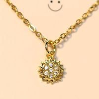 Titanium Steel Hypoallergenic Zircon Necklace main image 1