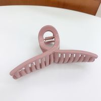 South Korea Morandi Color Large Size Clip Simple And Elegant Temperament Shower Tray Hair Back Hairpin Clip Wholesale Nihaojewelry sku image 5