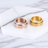 Stainless Steel Fashion Punk Retro Ring Six-character Mantra Heart Sutra Ring Couple Ring Wholesale main image 3