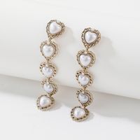 925 Pendientes De Borla Largos De Plata Con Aguja Barroca Y Perlas De Amor Estilo Europeo Y Americano Ins Retro De Alta Calidad Pendientes De Temperamento Para Mujer main image 1