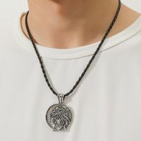 Retro Crucifixion Pendant Hip Hop Punk Necklace Personality Trendy Sweater Chain main image 1