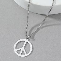 Fashion Stainless Steel Plating Men's Necklace main image 2